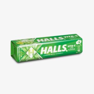 HALLS VITA-C LIME LOZENGES