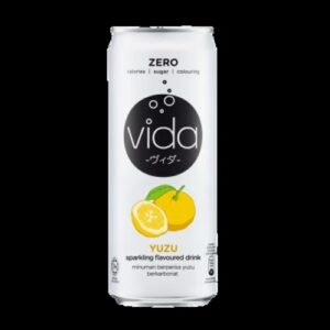 Vida Zero Yuzu Japanese Citrus Sparkling Flavoured Drink (24 x 325ml)