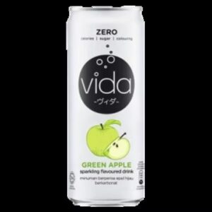 Vida Zero Green Apple Sparkling Flavoured Drink (24 x 325ml)