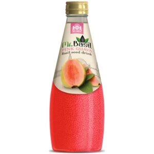 Mr Basil Pink Guava Basil Seed Drink (12 x 290ml)