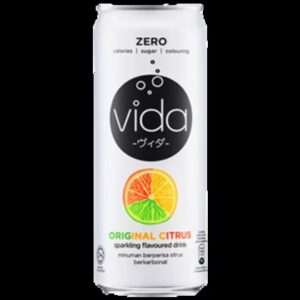 Vida Zero Original Citrus Sparkling Flavoured Drink (24 x 325ml)