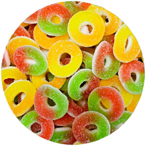 Juicy Jelly  Sour Fruit Rings