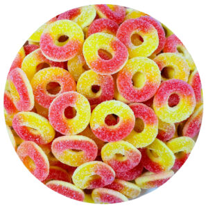 Juicy Jelly  Sour Peach  Rings
