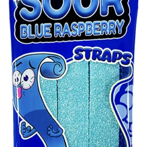 Juicy Jelly Sour Blue Raspberry Straps