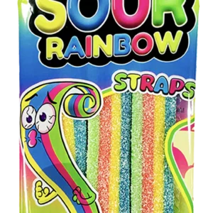 Juicy Jelly Sour Rainbow Straps