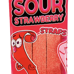 Juicy Jelly Sour Strawberry Straps