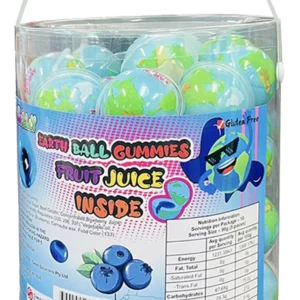 Juicy Jelly Mega Earth Ball Gummies Jar