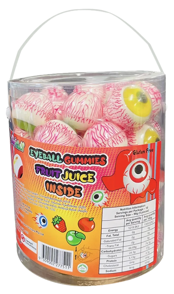 Juicy Jelly Mega Eyeball Gummies Jar