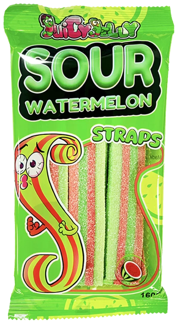 Juicy Jelly Sour Watermelon Straps