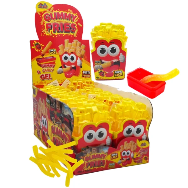 Kids Frenzy Gummy Frıes with Gel 45G