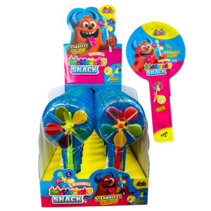 Kids Frenzy Windmill Monsters Snack Lollipop 24G