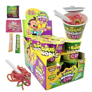 KIDSFRENZY Sour Candy Noodle Cup Cup