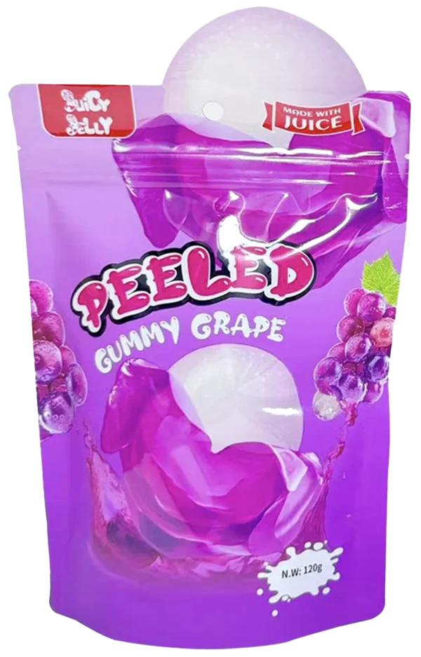 Juicy Jelly Grapes Peeled Gummy