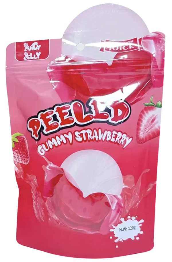 Juicy Jelly Strawberry Peeled Gummy